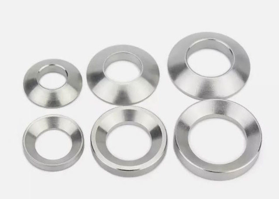 Nickel Alloy Gasket Balls Long Lasting Metal Cone Washer Male And Female Washers