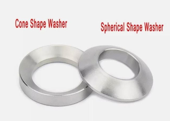 Nickel Alloy Spherical Seat Washer High Strength Countersunk Head Conical Seat Washers