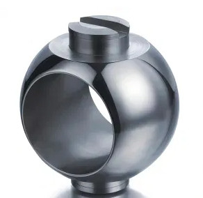 Hastelloy C-4 Valve Balls Hollow Trunnion Valve Ball Without Stem