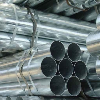 Round Pre Galvanized Pipes Hot Dipped Seamless Carbon Steel Tube For Construction